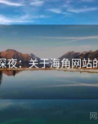 写在深夜：关于海角网站的随想