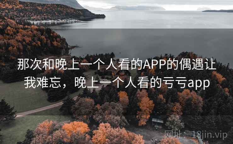 那次和晚上一个人看的APP的偶遇让我难忘，晚上一个人看的亏亏app